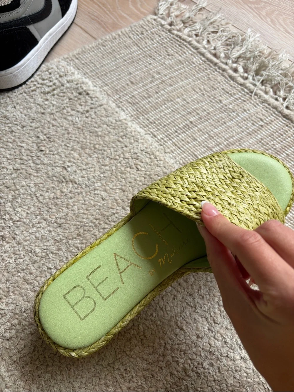 Basket weave Wedges